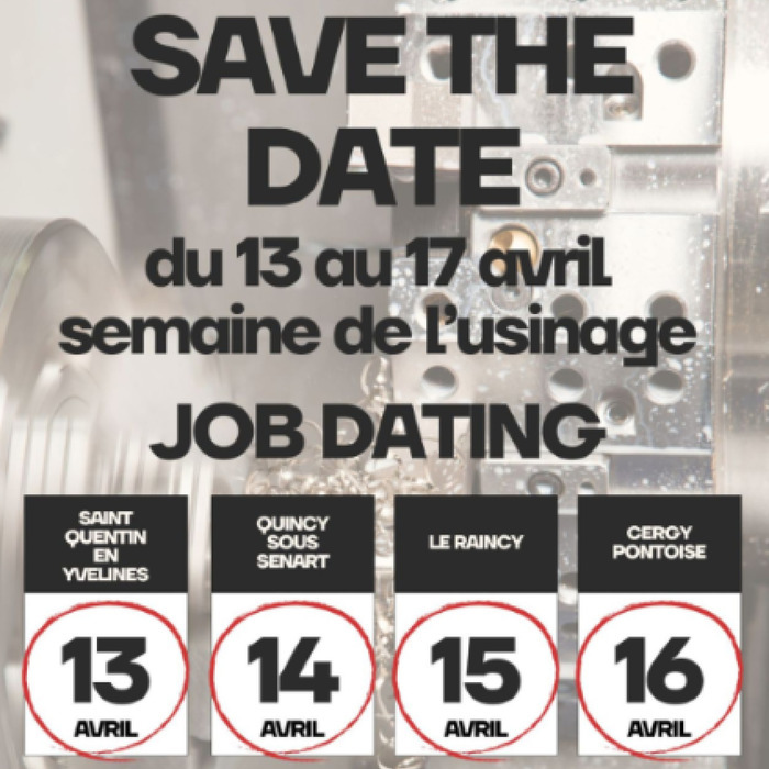Semaine de l&rsquo;usinage – Jobdating
